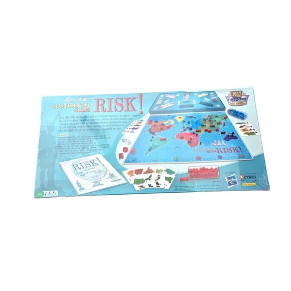 1959 First Edition Reproduction Parker Brothers Continental Game Risk!  Sealed - Picture 3 of 7
